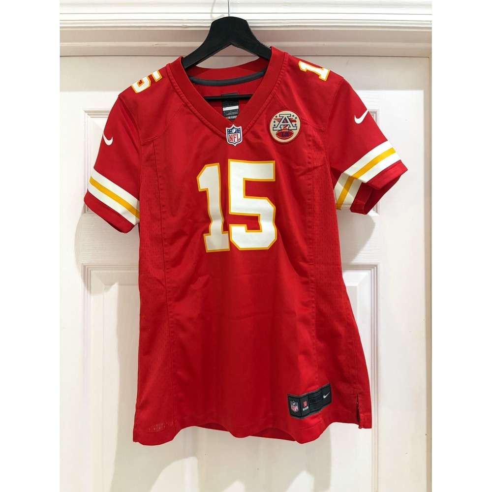 Nike Kansas City Chiefs Patrick Mahomes 15 Red Jersey Women's Size Medium M